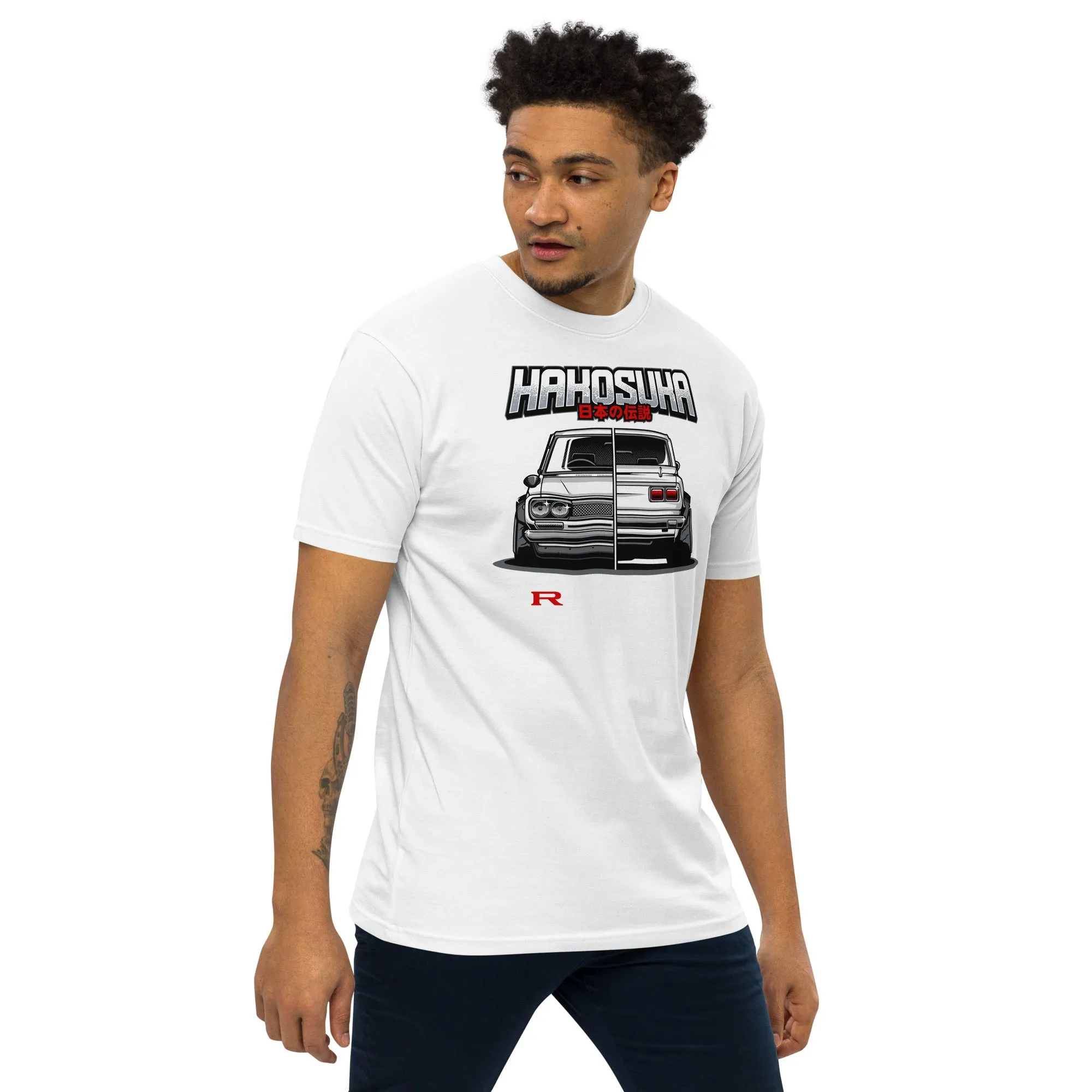 HAHOSHUAR Premium Heavyweight Car Culture T-Shirt