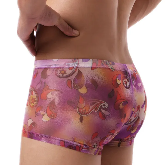 Hawai Floral Transparent Low Waist Boxer