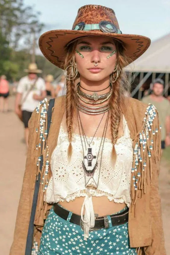 Hendrix Jacket Tan Genuine Suede Leather Fully Lined Coat With Beaded Fringe On Front Back And Sleeves Epic Cowhide Festival Fox Winter Outerwear Size XS