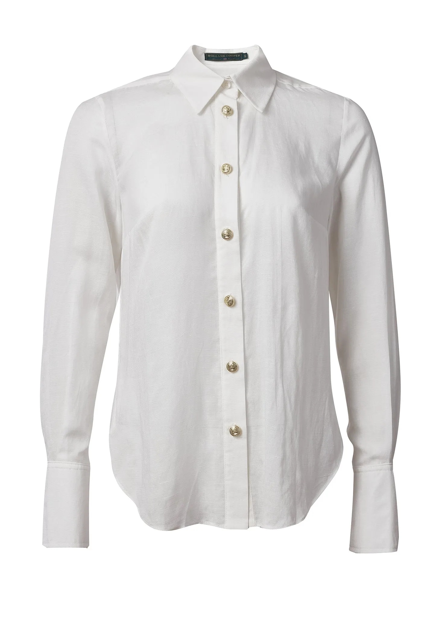 Holland Cooper Classic Ladies Shirt in White