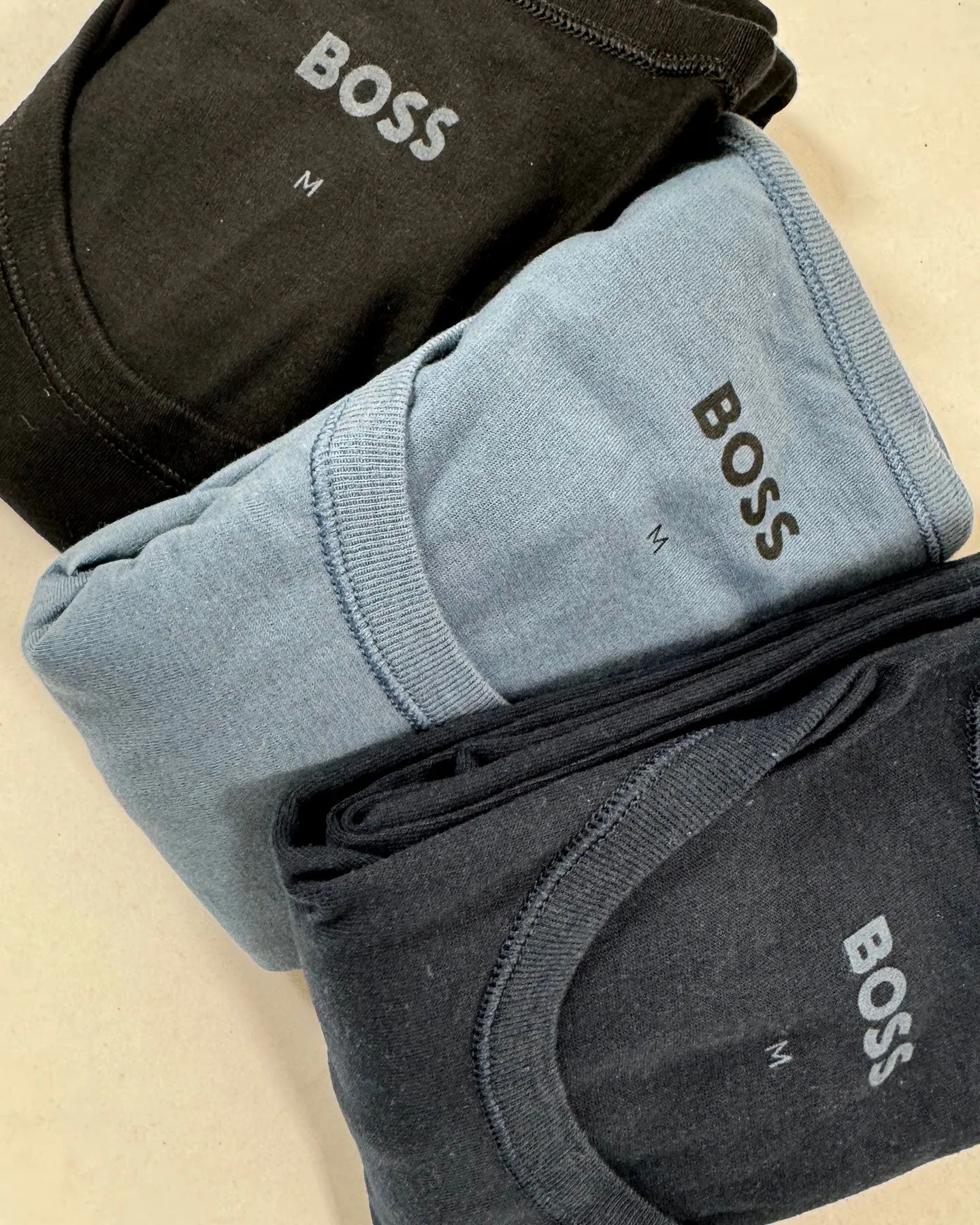 Hugo Boss Men T-Shirts 3-Pack Crew Neck Regular Fit M