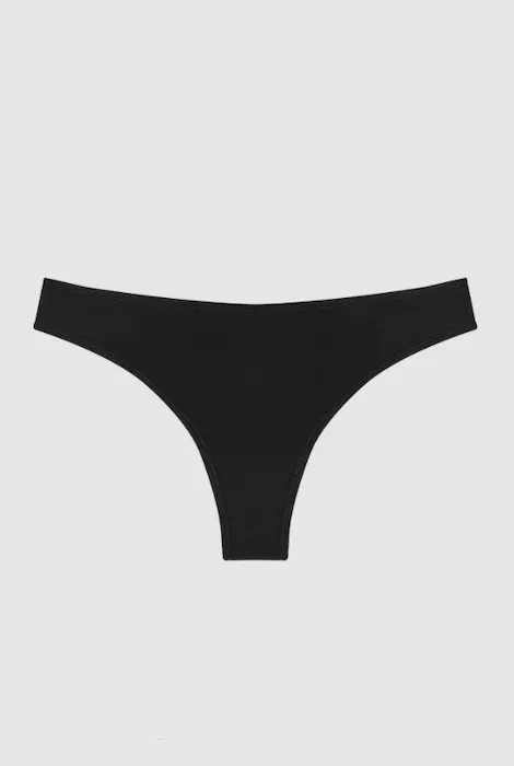 HUHA LOW PROFILE THONG BLACK