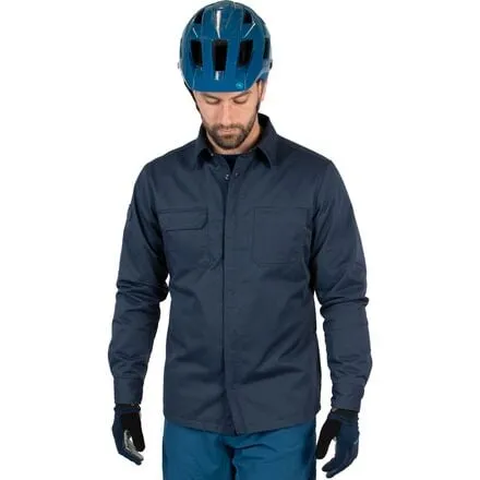 Hummvee Shacket II Men's Endura Jersey, Ink Blue