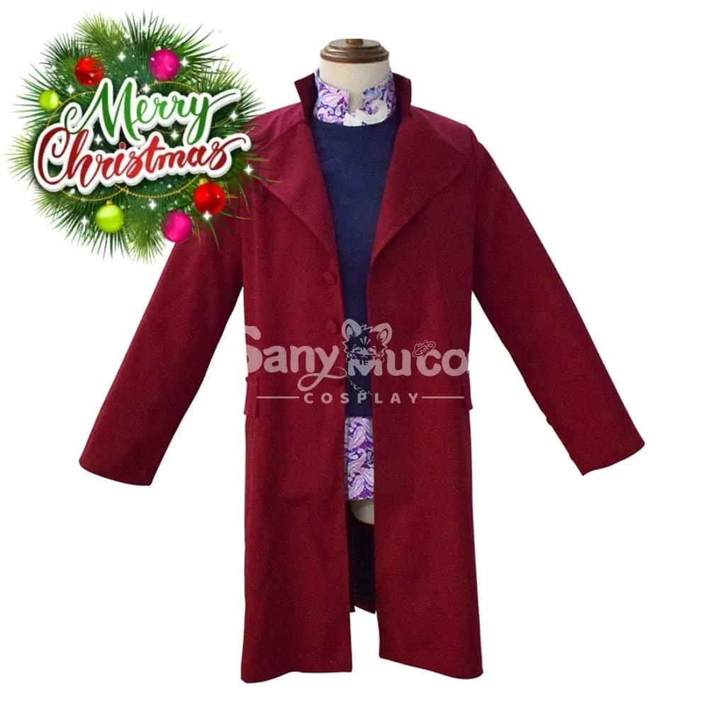 【In Stock】Movie Charlie and the Chocolate Factory Cosplay Willy Wonka Cosplay Costume