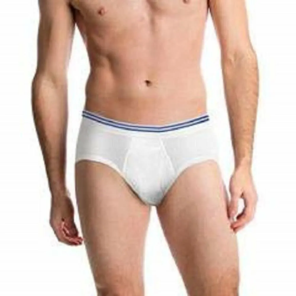 Incontinence Underwear for Men. Pure Cotton Washable Panties with Absorbent Pad