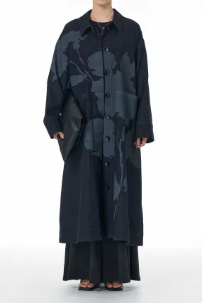 ﻿Ink & Ash Black Trench Coat