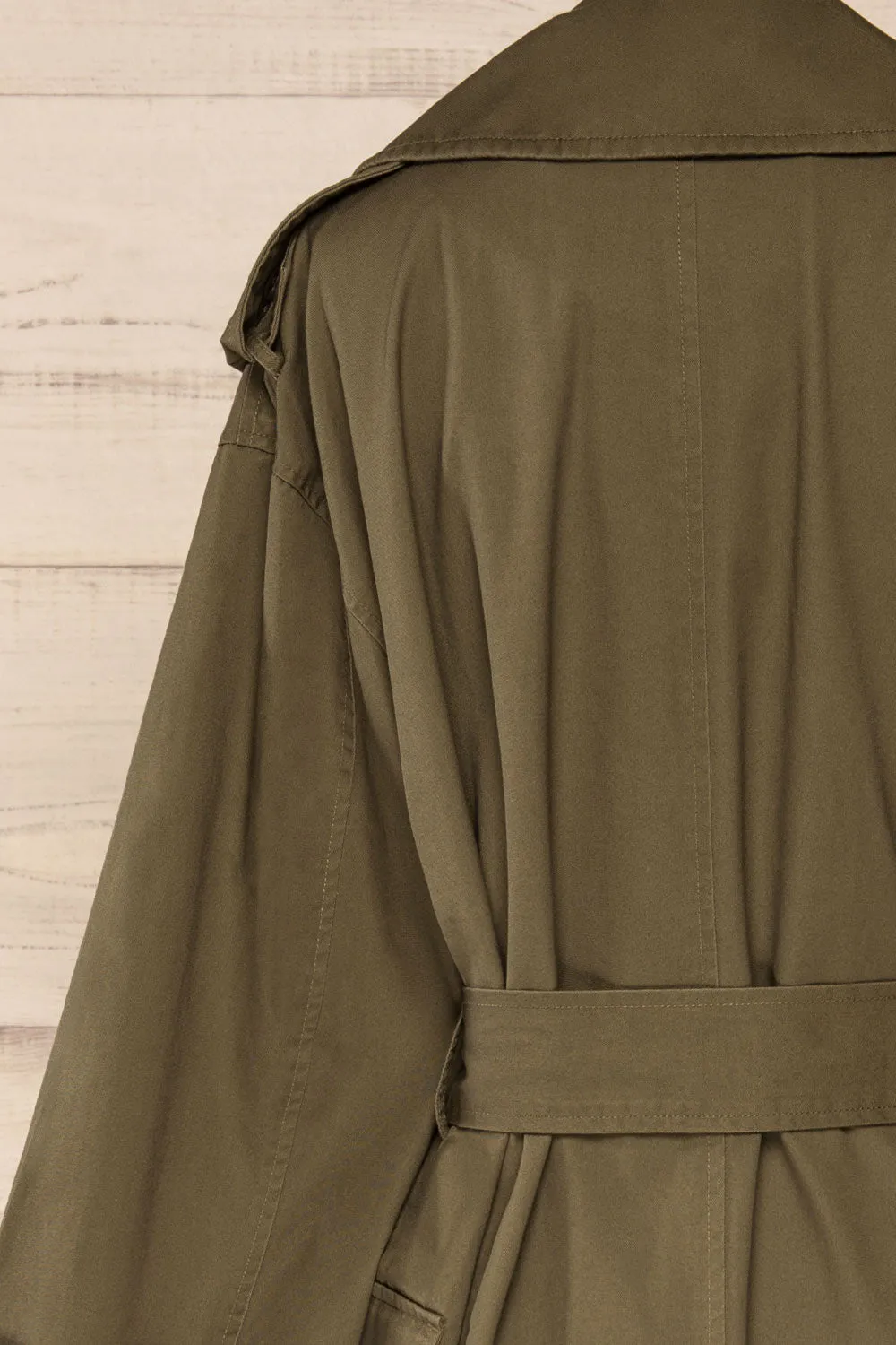 Inverasdale | Khaki Oversized Trench Coat