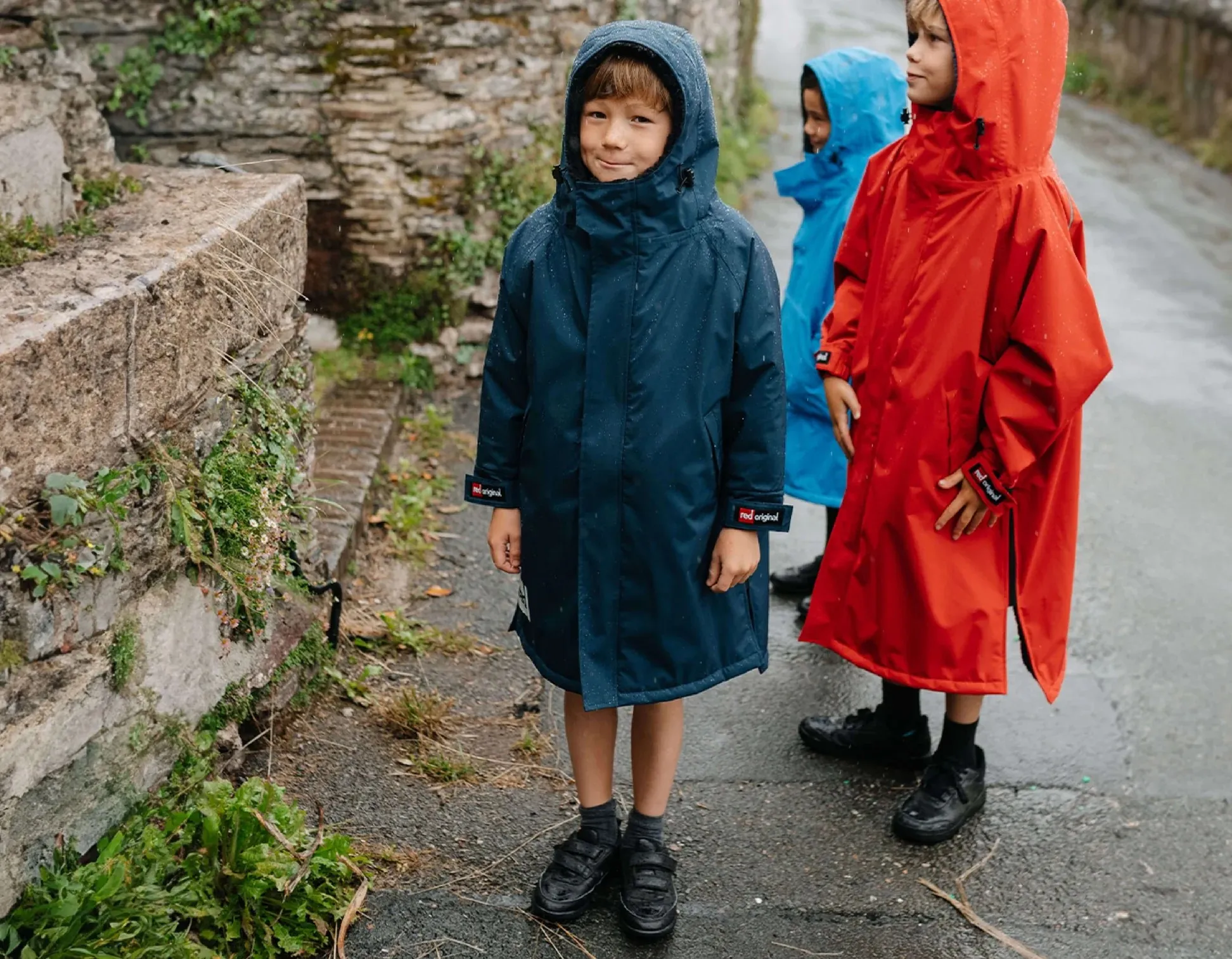 Kids Dry Pro Robe - Navy