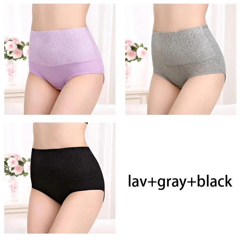 L-5XL Postpartum Recovery High Waist Underwear