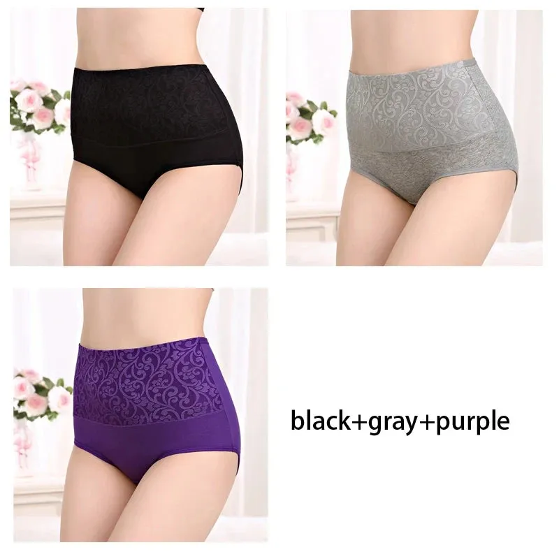 L-5XL Postpartum Recovery High Waist Underwear