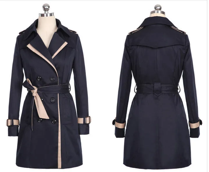 Ladies Autumn Winter Trench Coat