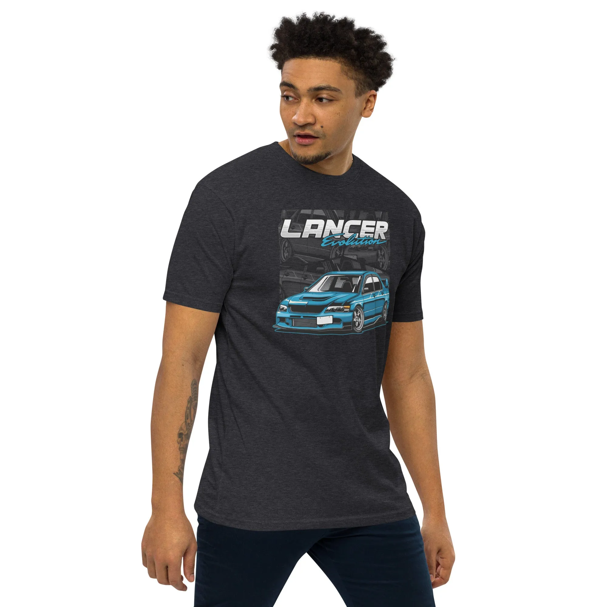 Lancer Evolution Premium Heavyweight Car Culture T-Shirt