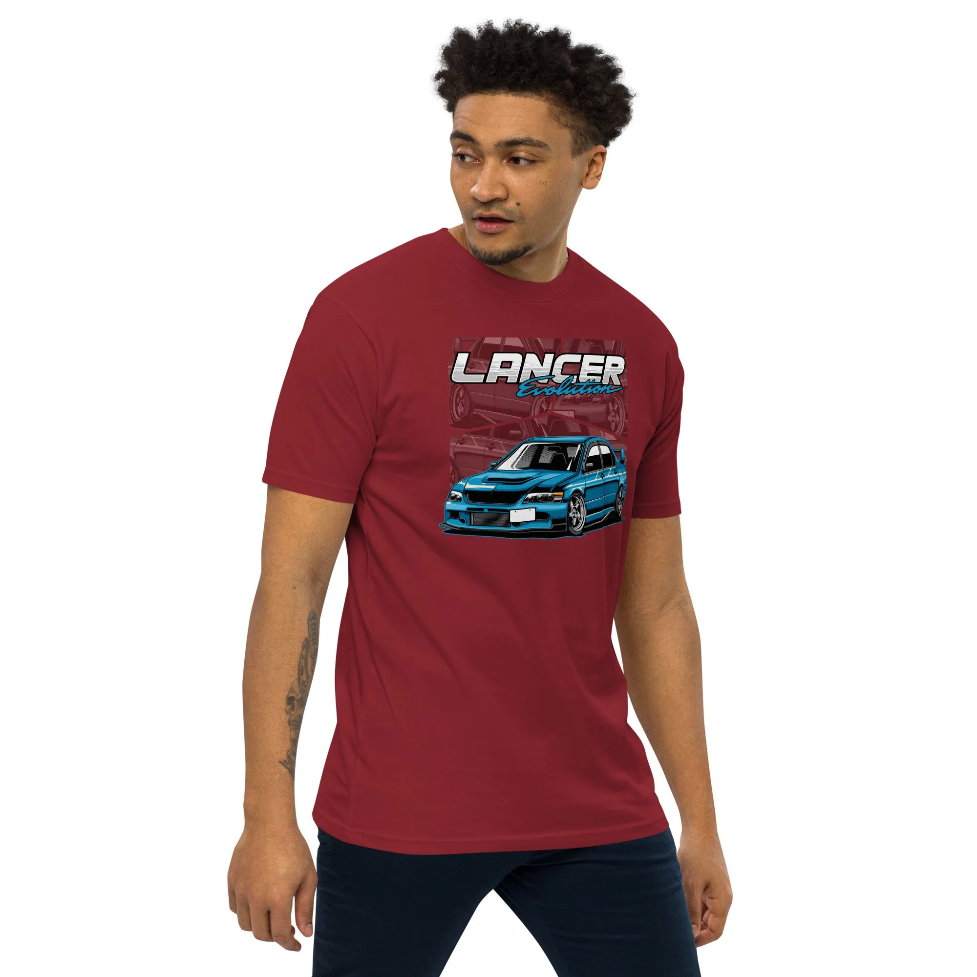 Lancer Evolution Premium Heavyweight Car Culture T-Shirt