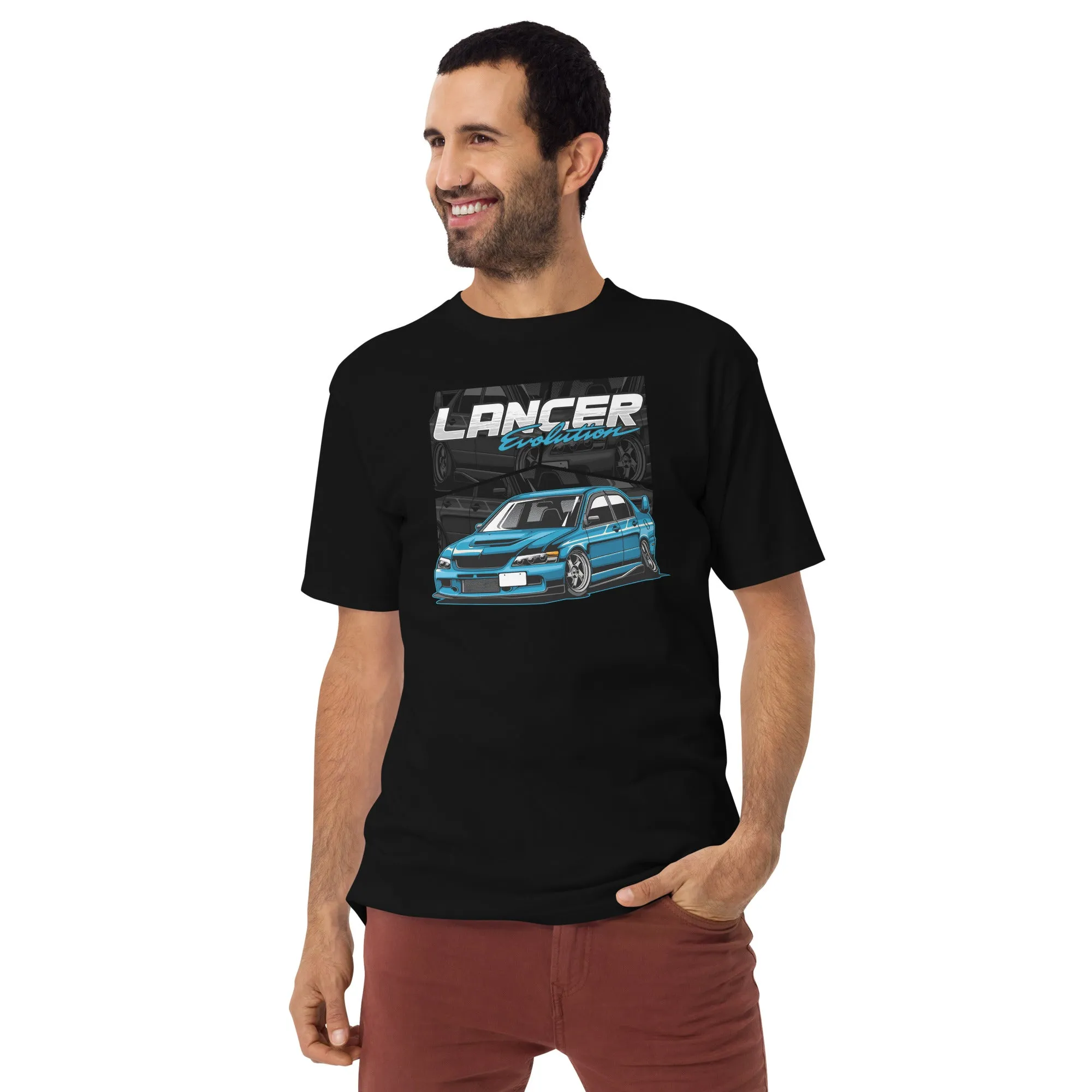 Lancer Evolution Premium Heavyweight Car Culture T-Shirt