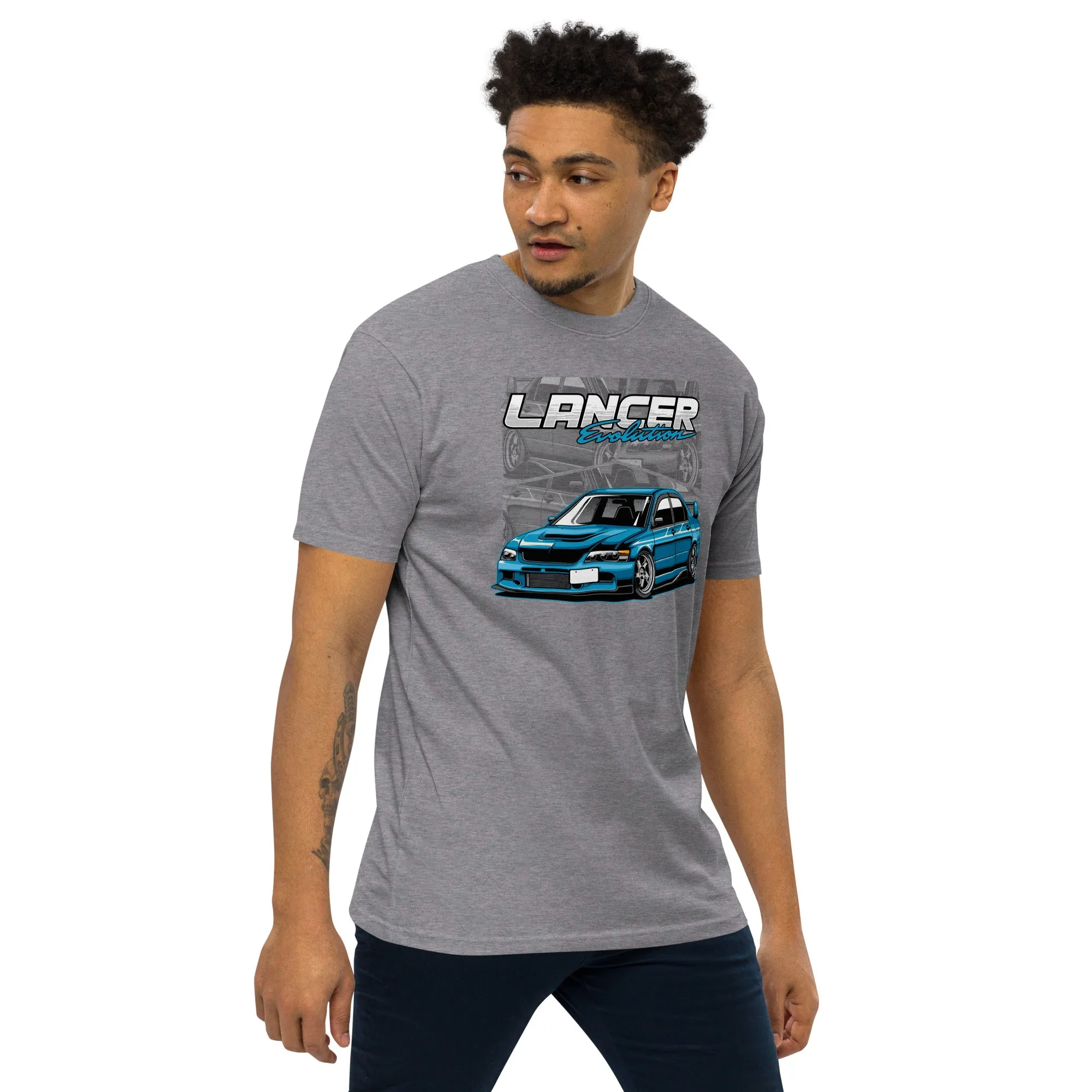 Lancer Evolution Premium Heavyweight Car Culture T-Shirt