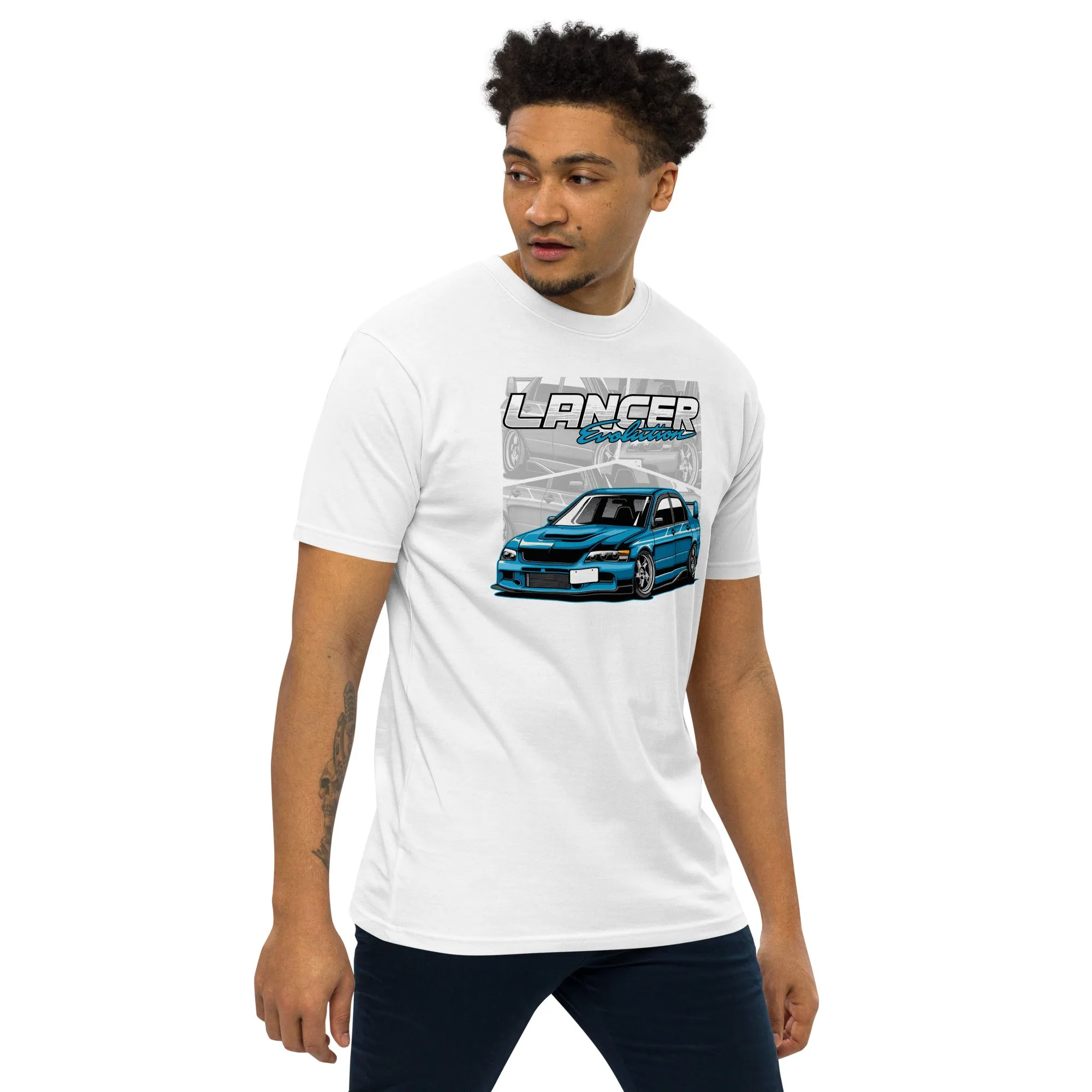 Lancer Evolution Premium Heavyweight Car Culture T-Shirt