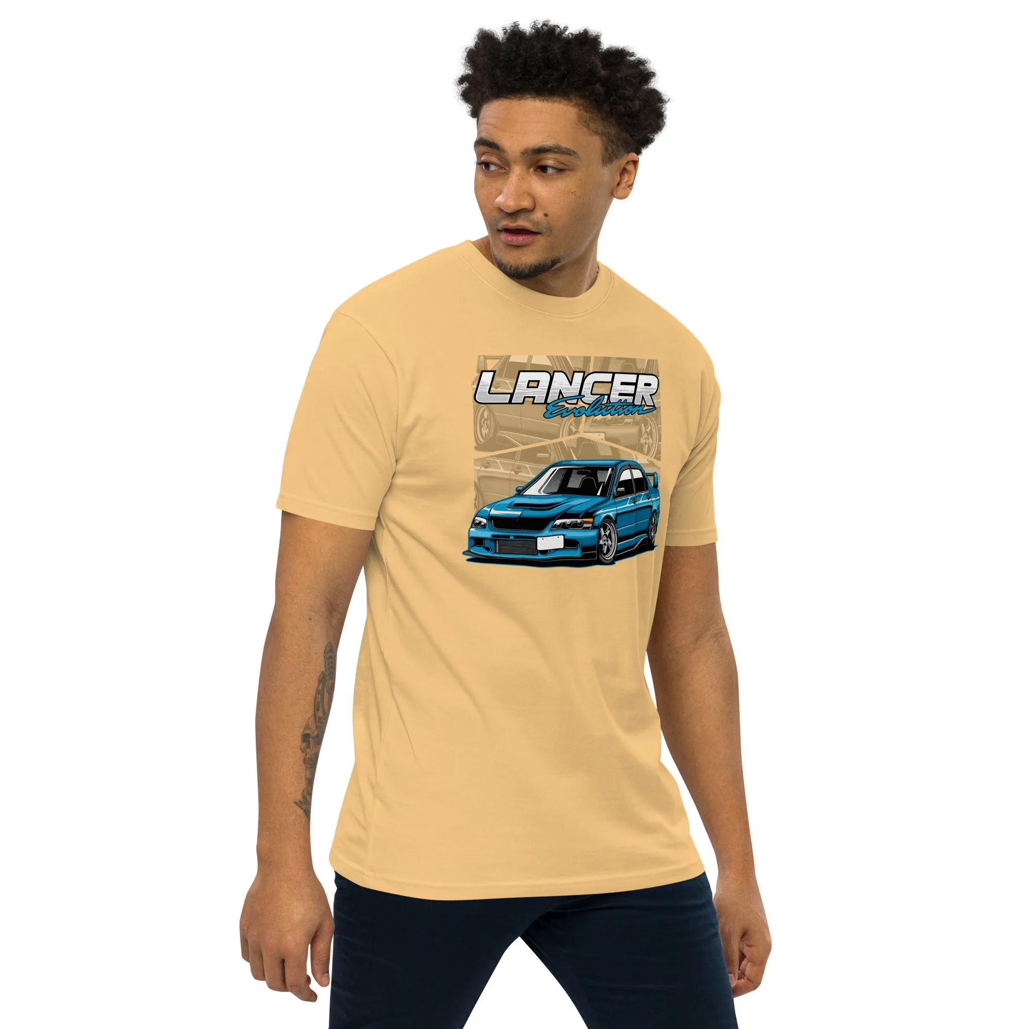 Lancer Evolution Premium Heavyweight Car Culture T-Shirt