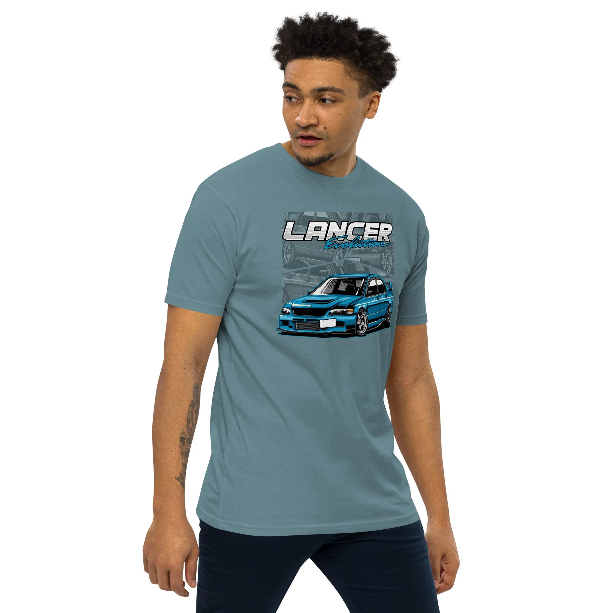 Lancer Evolution Premium Heavyweight Car Culture T-Shirt