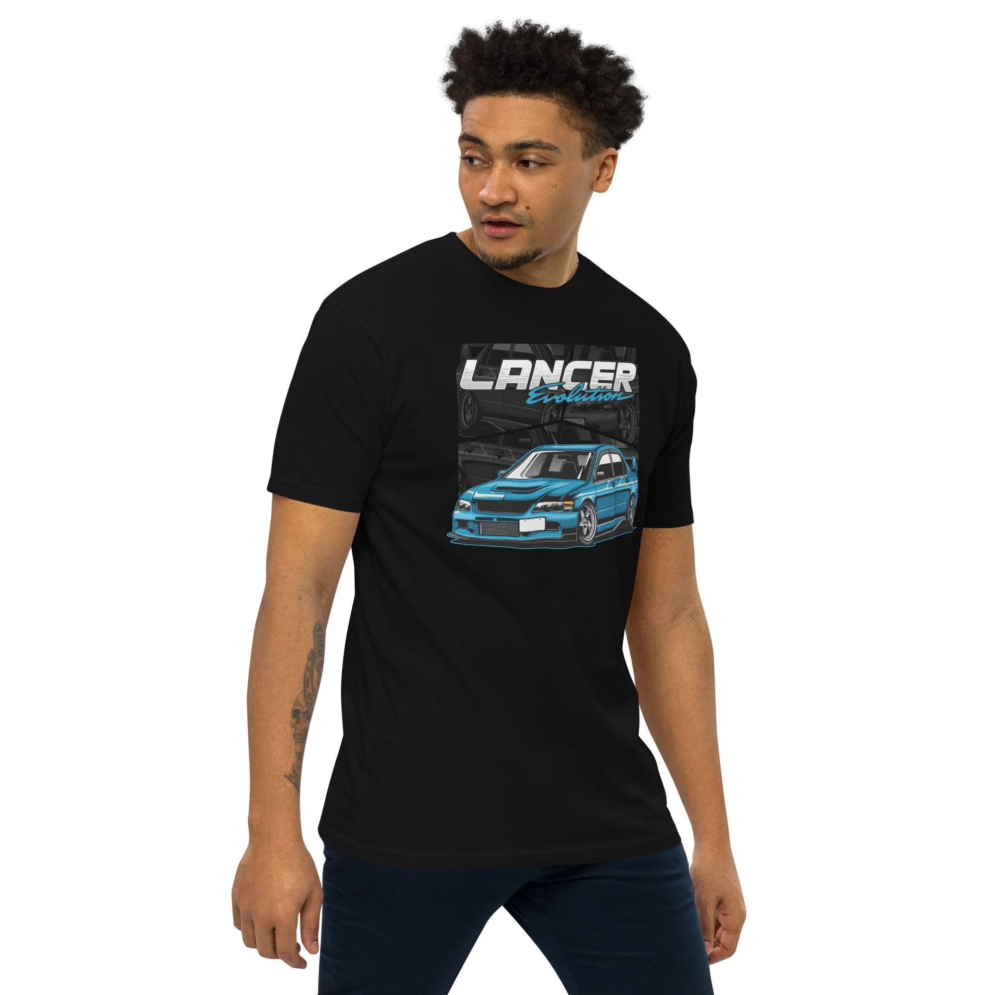 Lancer Evolution Premium Heavyweight Car Culture T-Shirt