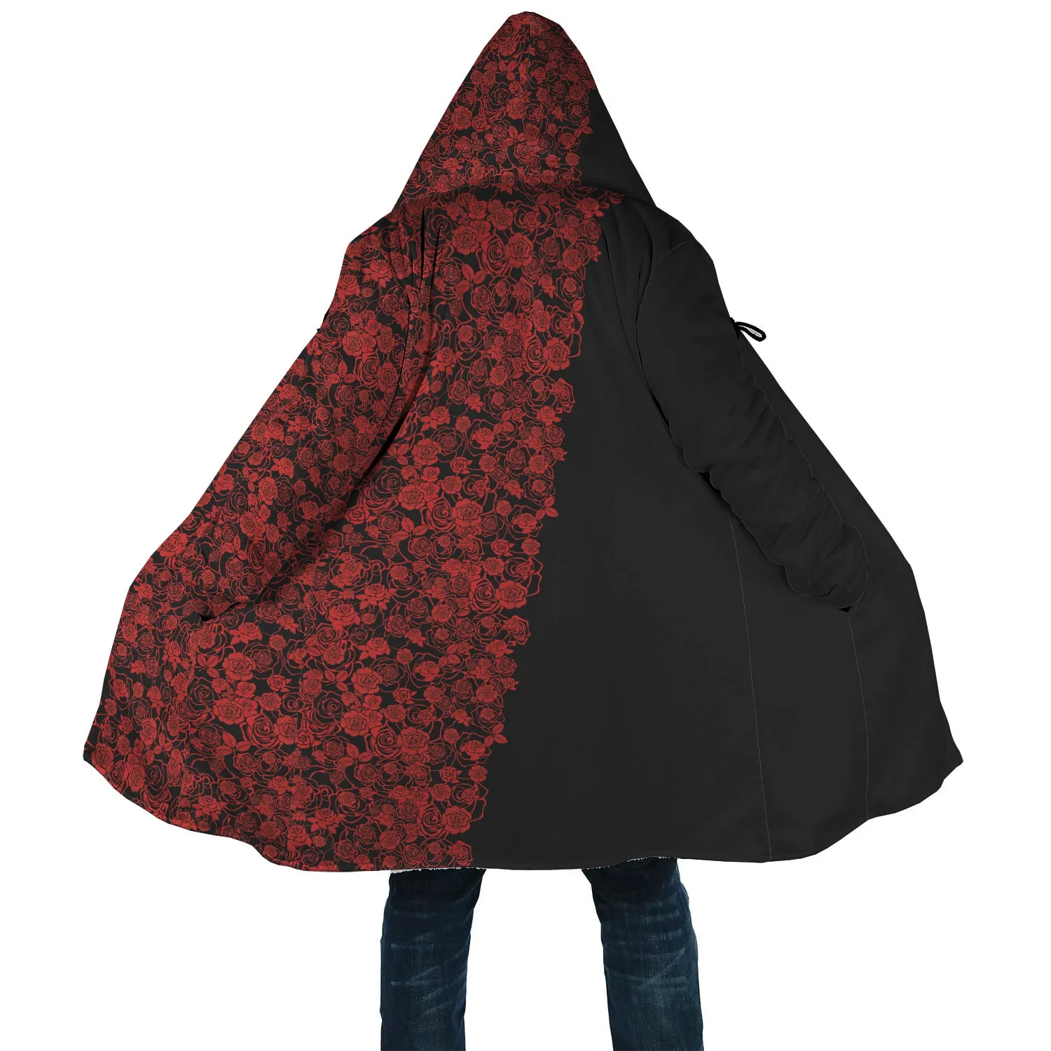 Lee's Excellent Hooded Coat - Red Roses