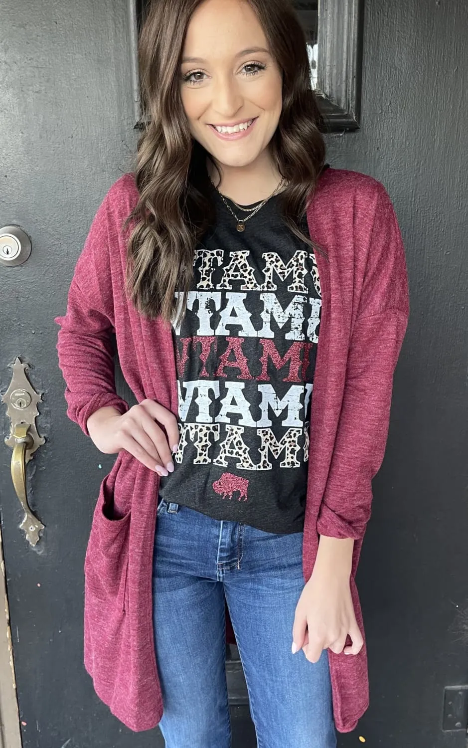 Leopard WTAMU Tee by Texas True Threads