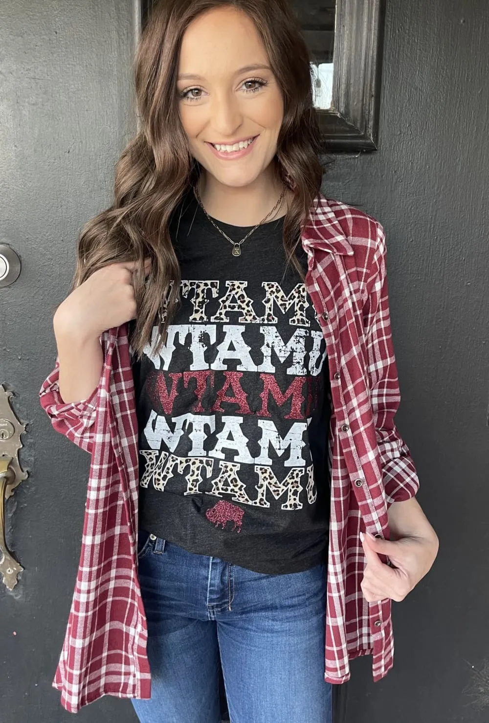 Leopard WTAMU Tee by Texas True Threads