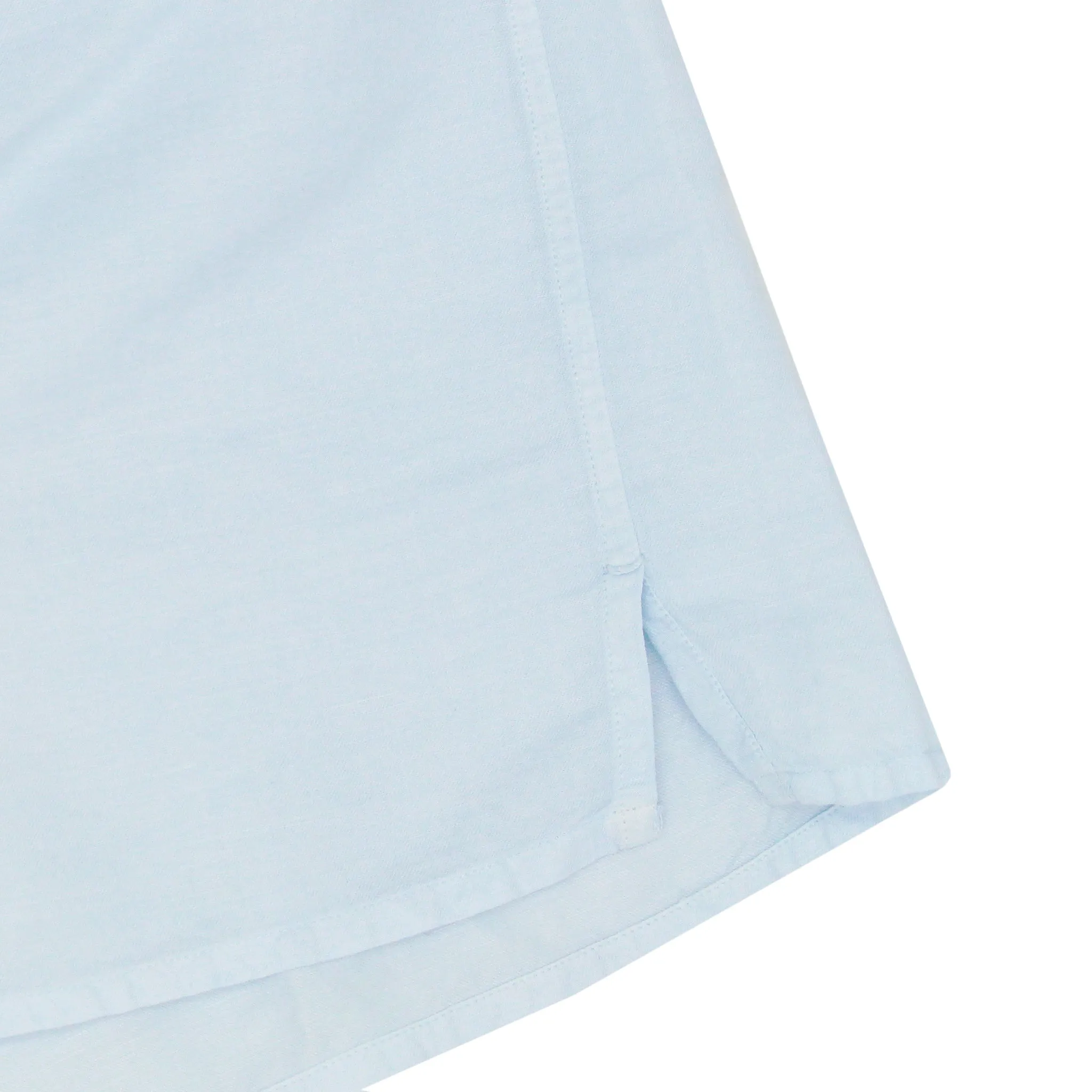 Light blu cotton and linen underwear boxer shorts for men