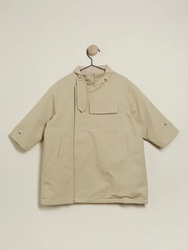 Little Girls Single Breasted Khaki Trench Coat Outerwear by Kaja Clothing-Dawn Jacket