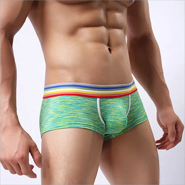 LOBEIOK new sexy men's Boxer Shorts underpants men Boxers home sexy Plus Size Boxers 4 color L XL XXL XXXL male underwear