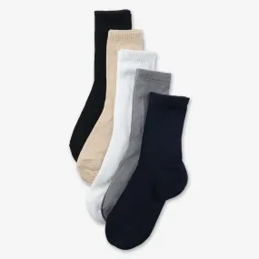 Lot de Paires de Chaussettes Femme Simple Couleur Unie