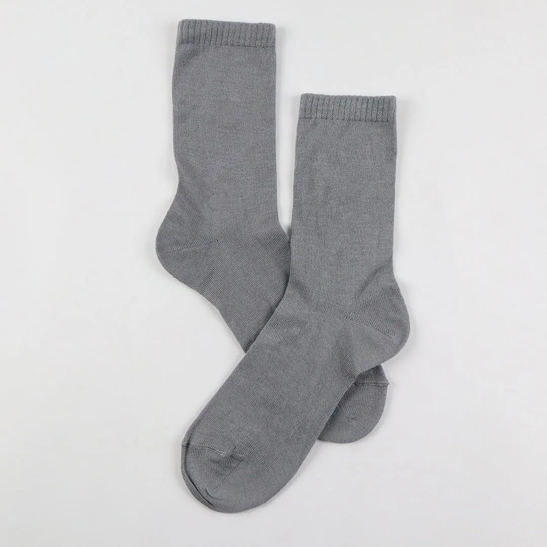 Lot de Paires de Chaussettes Femme Simple Couleur Unie