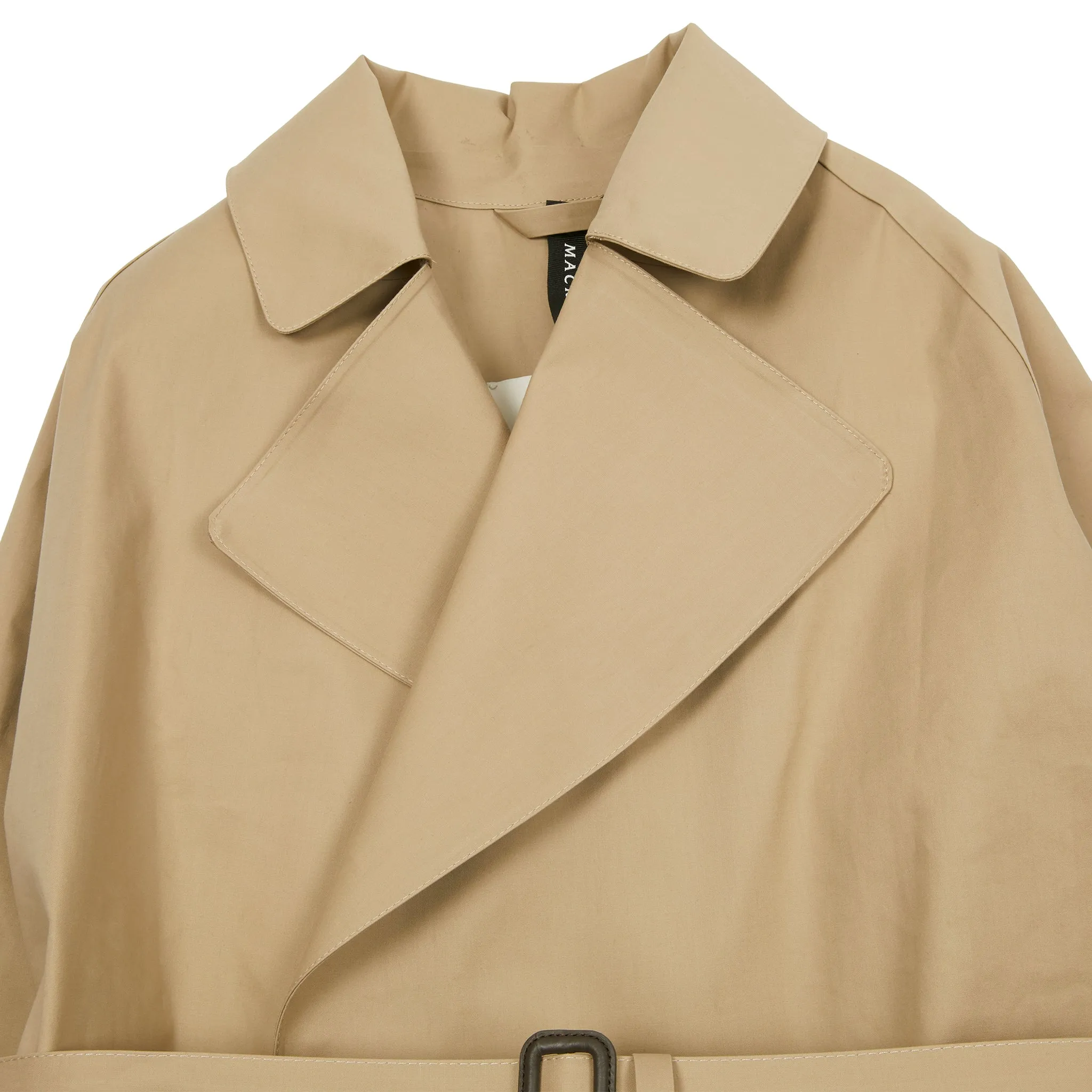 Mackintosh Women's Kintore Bonded Cotton Overcoat in Fawn