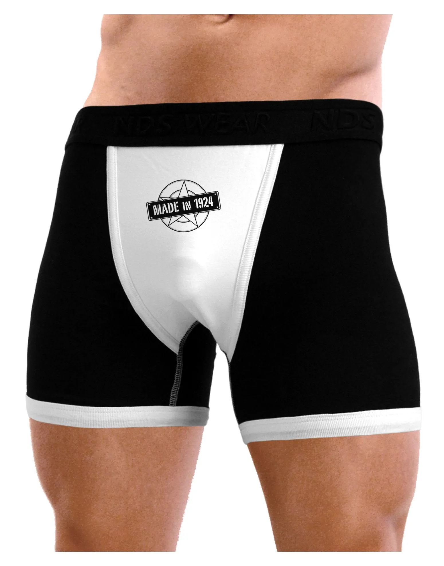 Made In Birth Year 1924 Mens Boxer Brief Underwear