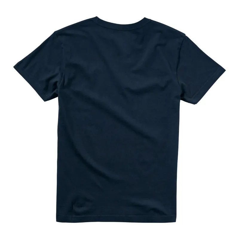 MATUSE, INC. POCKET TEE - NAVY / GEO BLUE