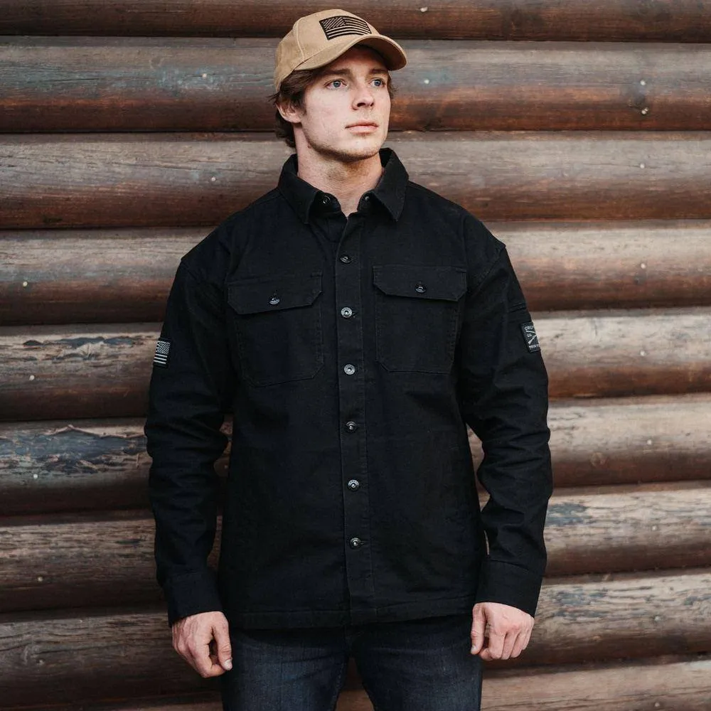 Men's Lightweight Field Shacket - Black