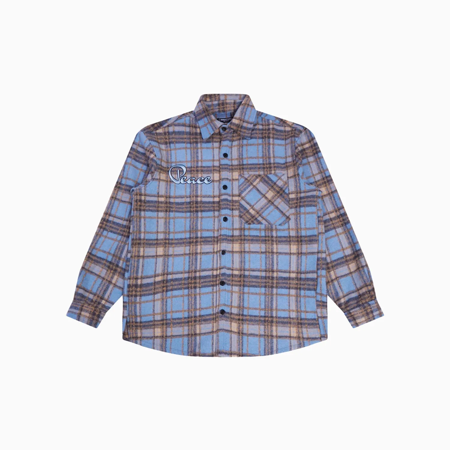 Men's Peace Heavy Flannel Shirt