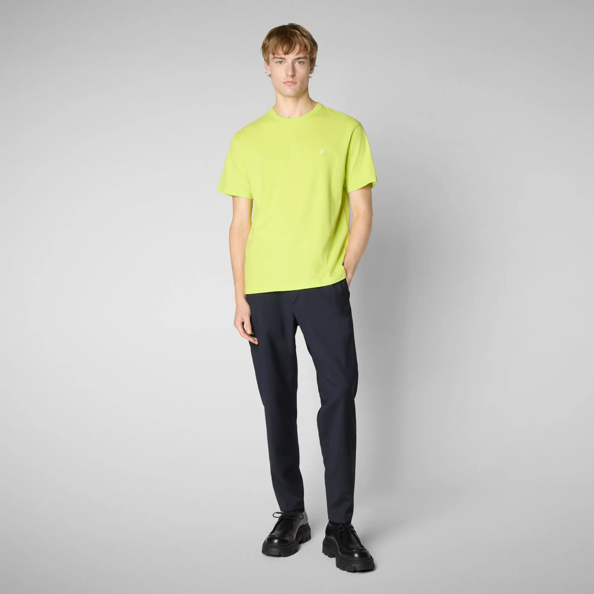 Men's t-shirt Bram in lichen green