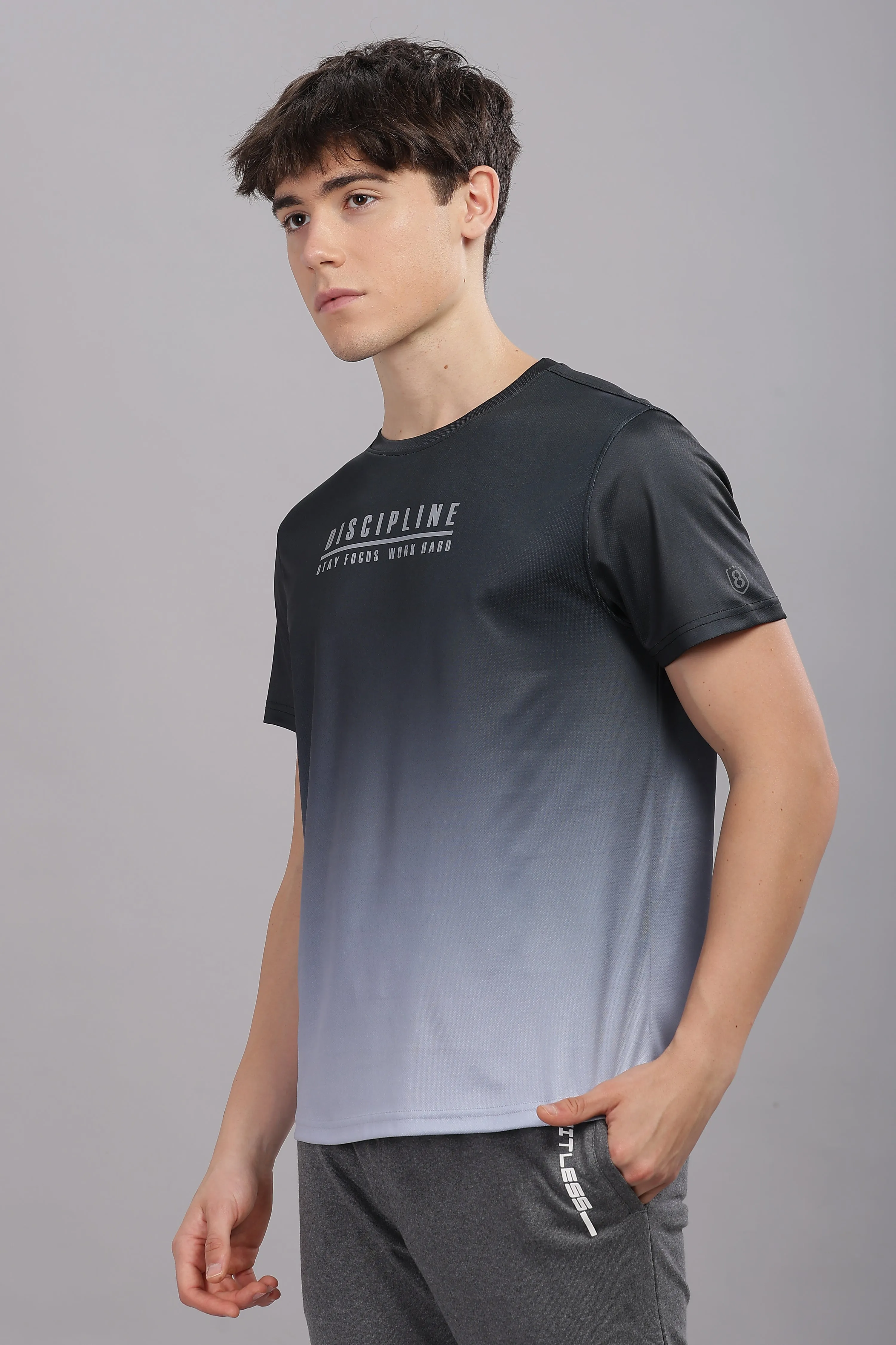 Men's Ultra Smooth Activewear T Shirt (Grey)