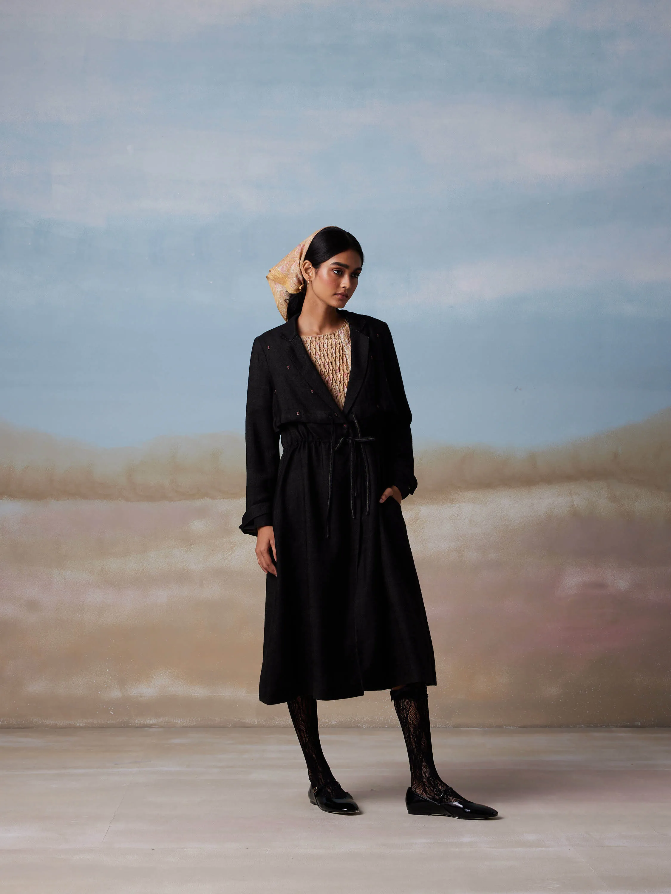 Myna Merino Trench Coat