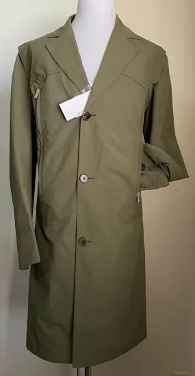 New $1930 Maison Margiela Men’s Trench Coat Coat Green 44R US ( 54R Eu ) Italy