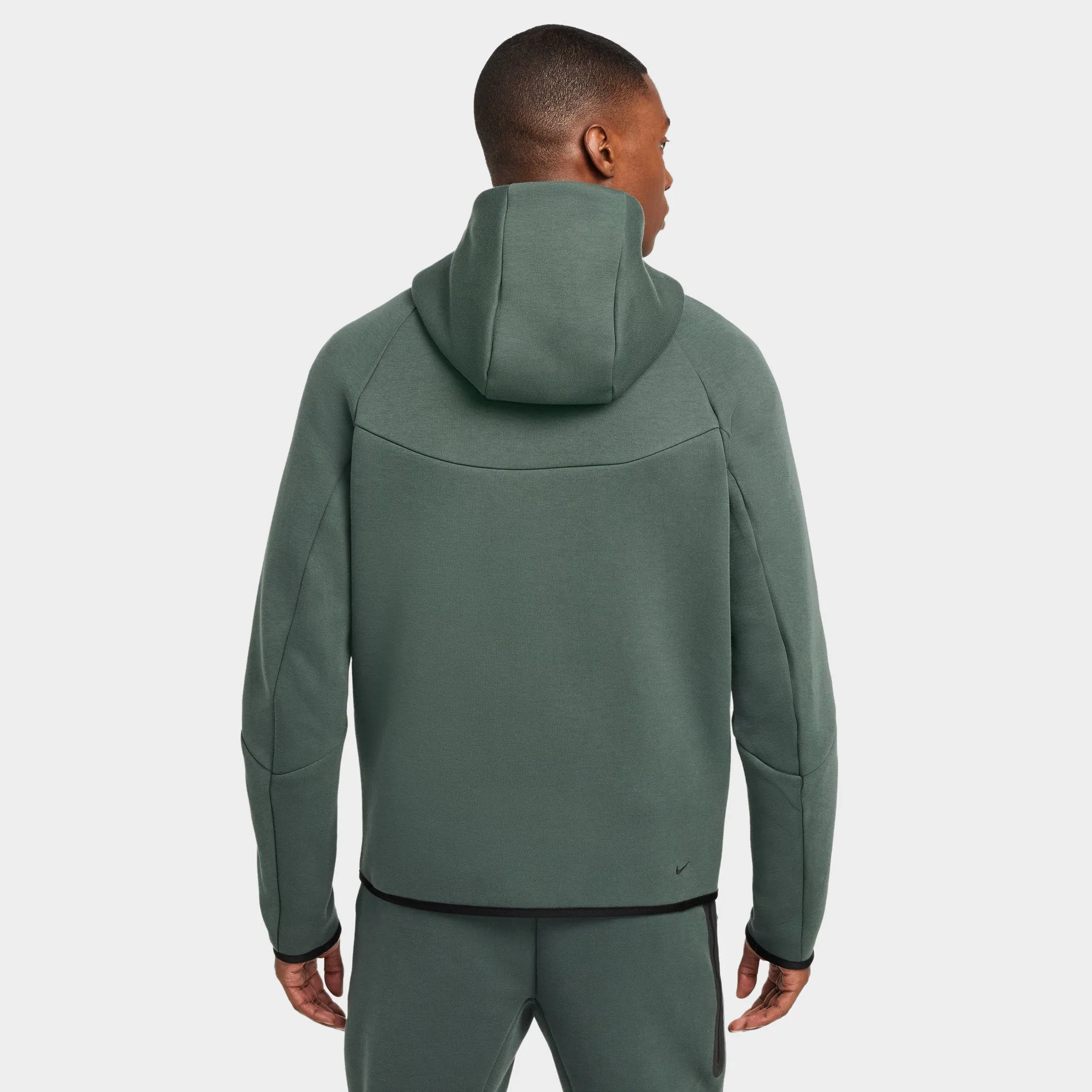 Nike Tech Fleece Full-Zip Windrunner Hoodie Vintage Green / Black