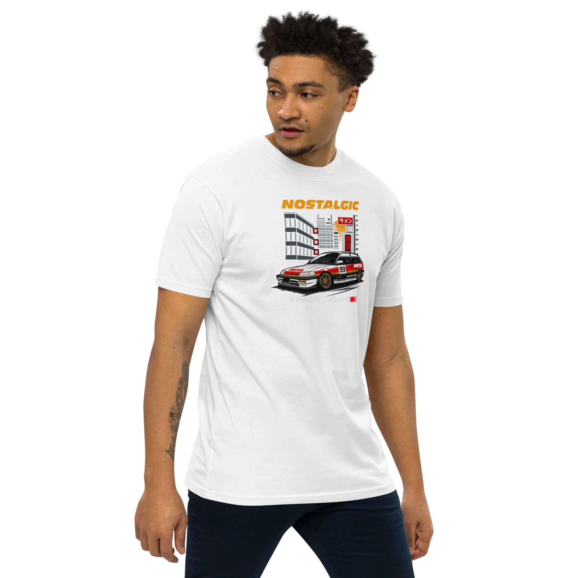 Nostalgic Kanjo Performance Premium Heavyweight Car Culture T-Shirt