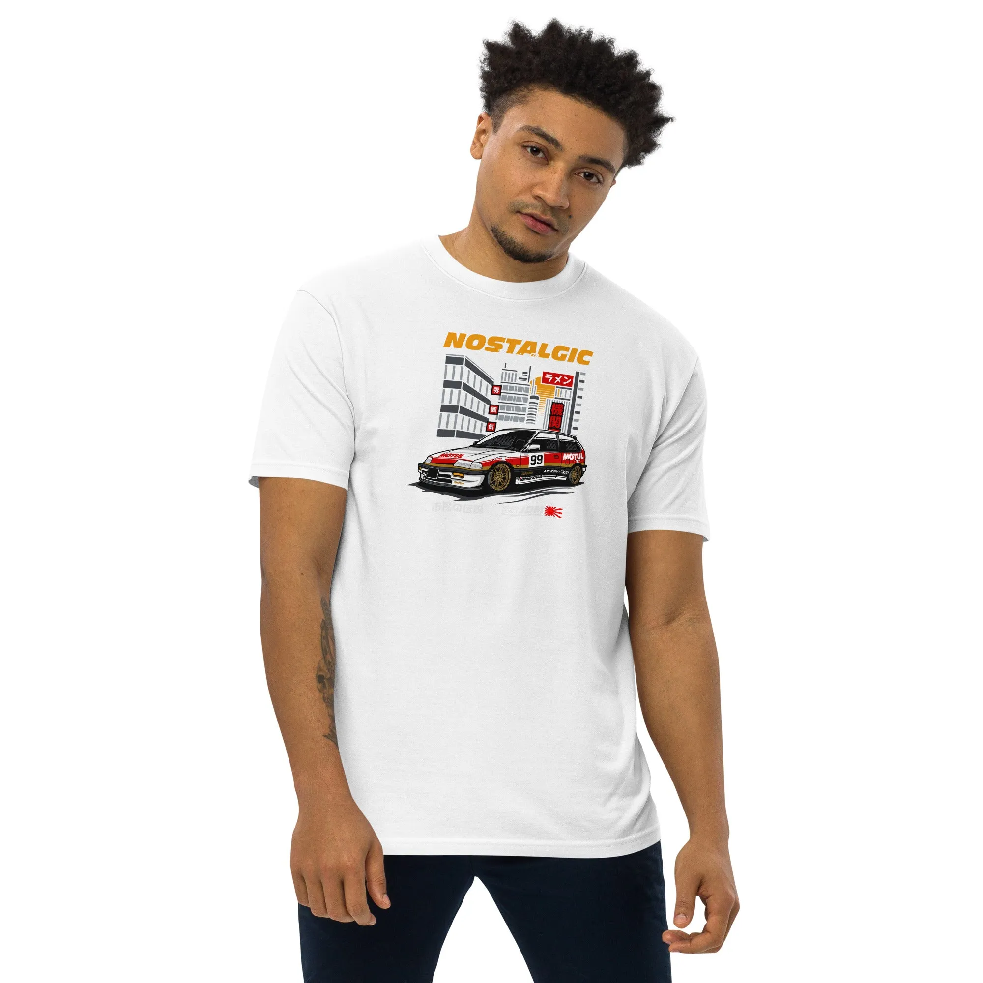 Nostalgic Kanjo Performance Premium Heavyweight Car Culture T-Shirt