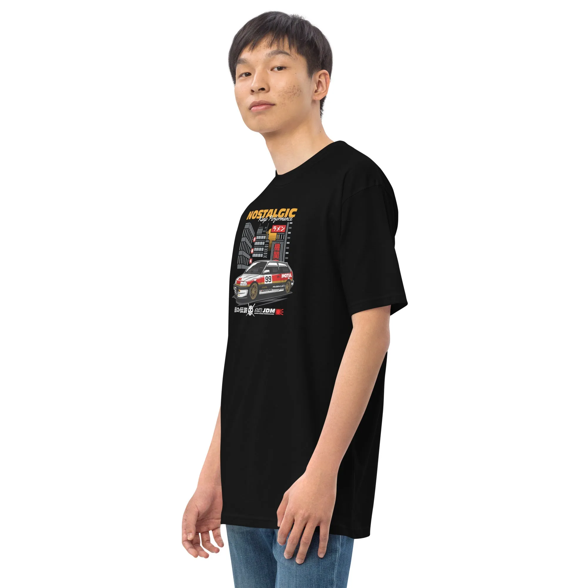 Nostalgic Kanjo Performance Premium Heavyweight Car Culture T-Shirt