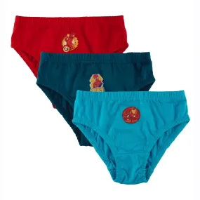 Nuluv Boys Iron Man Printed Brief Underwear Innerwear || Pack of 3 || 1-9 Years