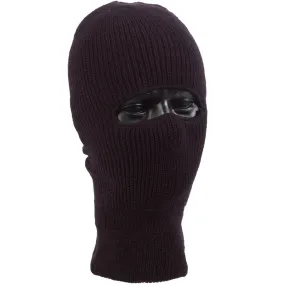 Open Face Balaclava Acrylic Black