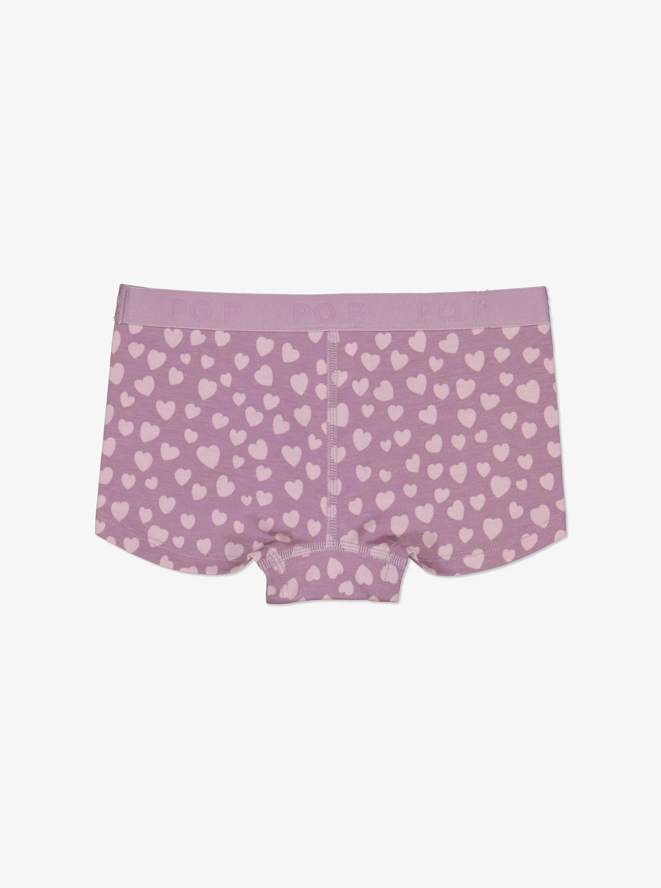 Organic Cotton Girls Boxer Briefs