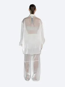 Organza See Shirt | Nude