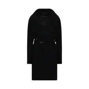 Performa Padded Trench Coat in Black