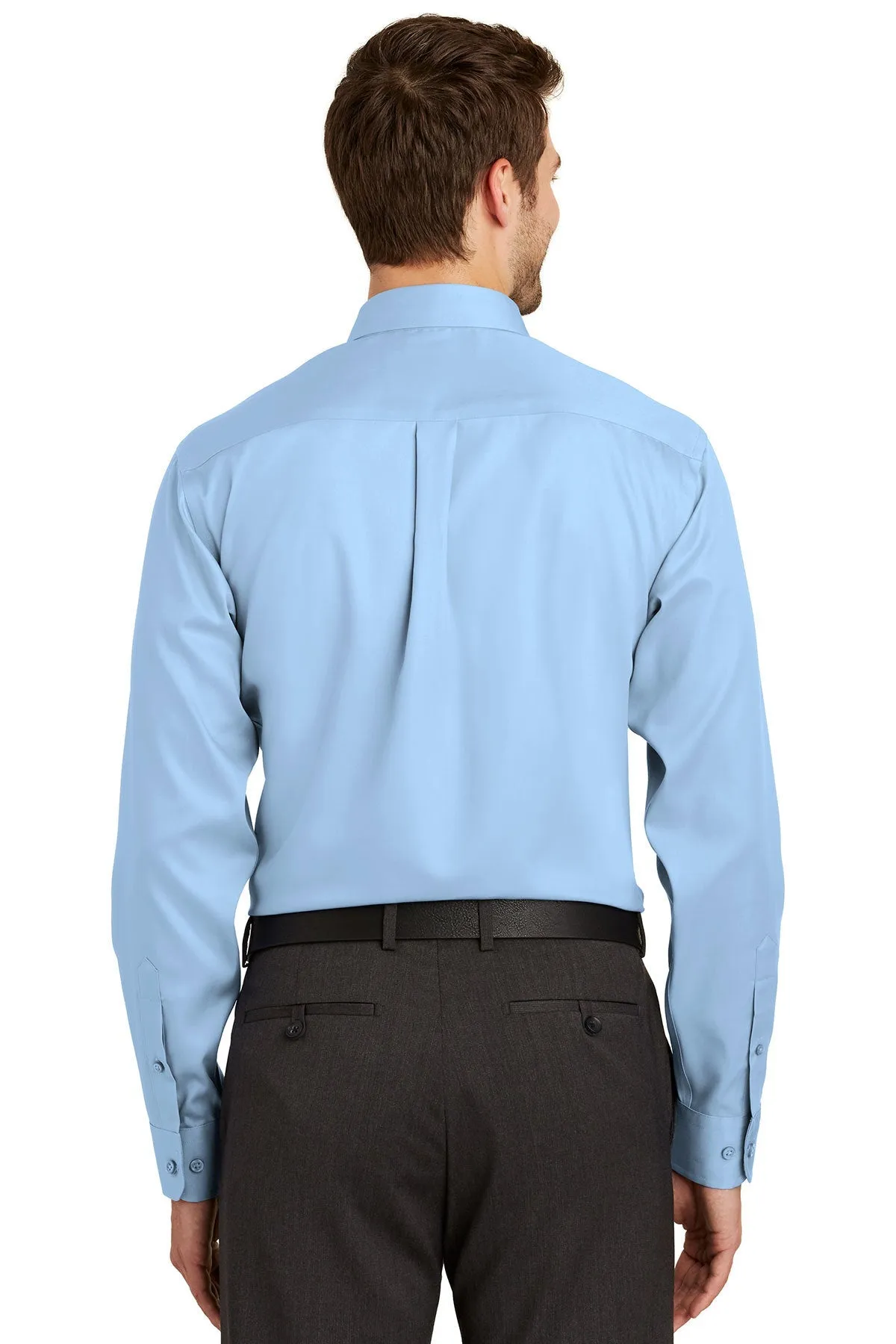 Port Authority Non-Iron Custom Twill Shirts, Sky Blue